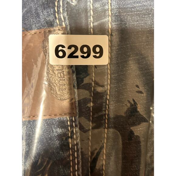 NEW Maurices Jeans Womens 22 Long Blue Ellie Straight Fit Slim Boot Stretch - Picture 10 of 10